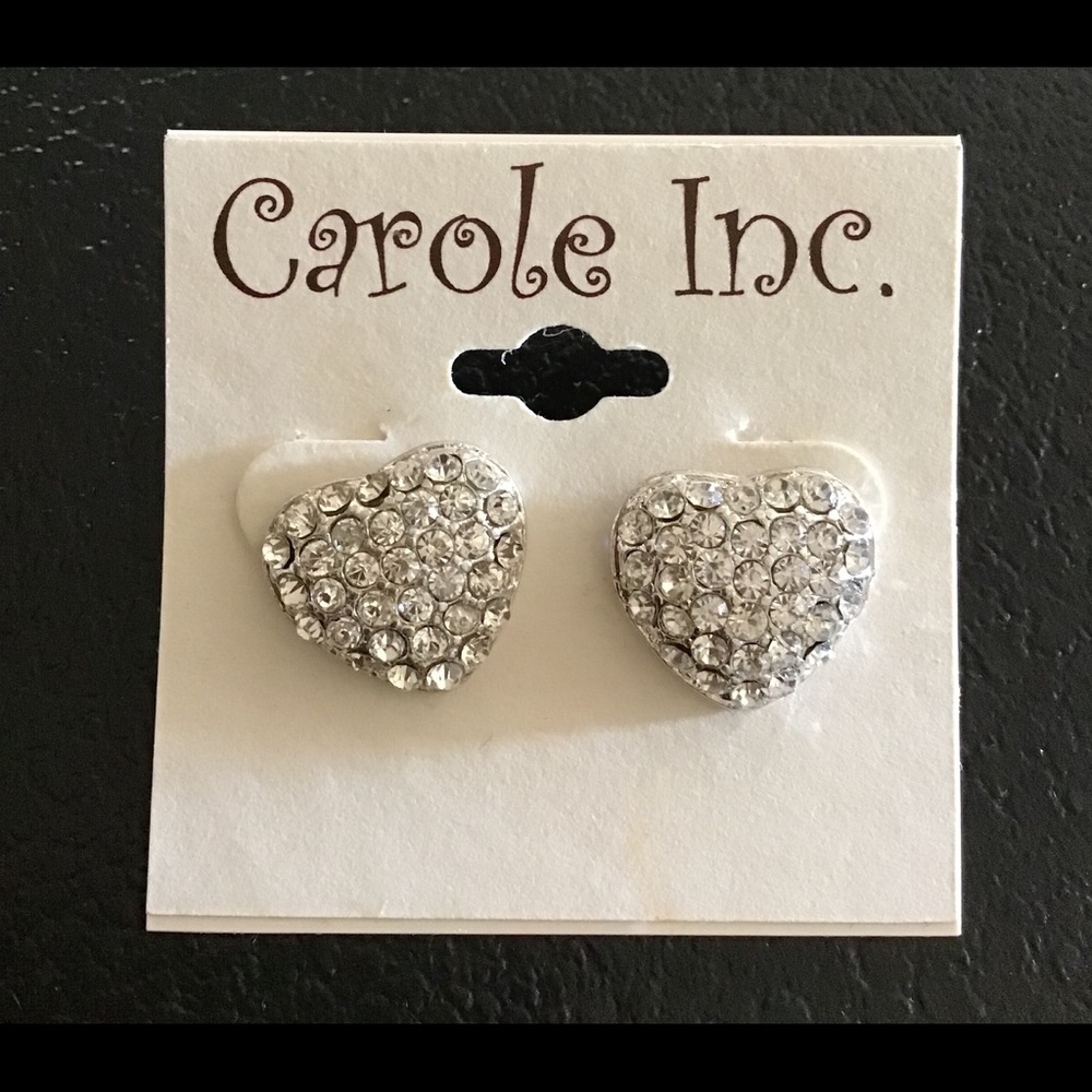 Heart shaped studs